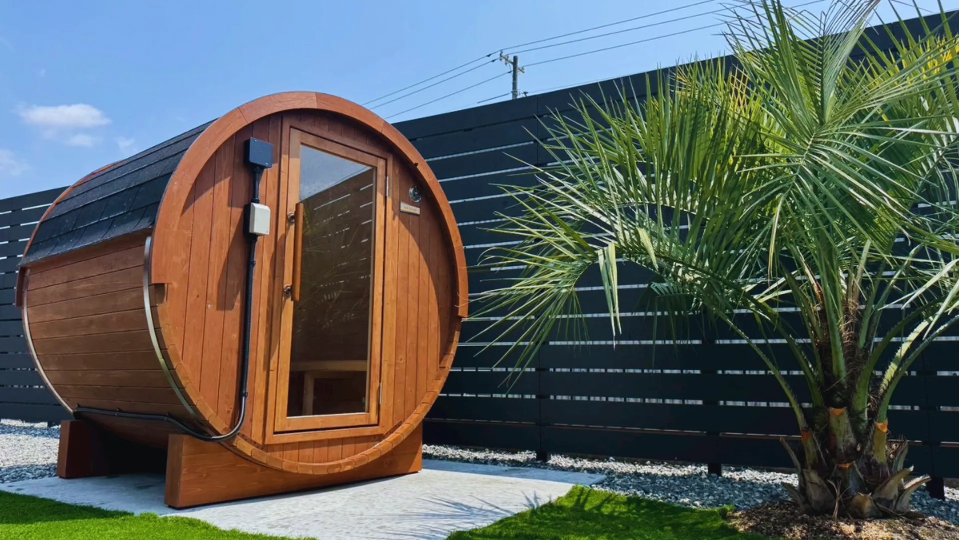 国産檜バレルサウナ i – barrel Small R15 - Rink SAUNA リンクサウナ