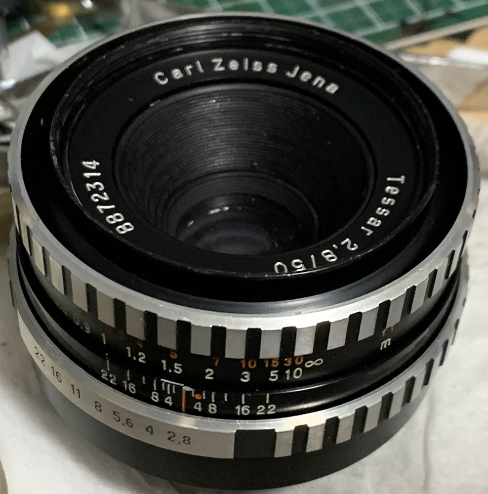 Repair: Carl Zeiss Jena Tessar 50mm f/2.8 (Zebra) | Richard Haw's