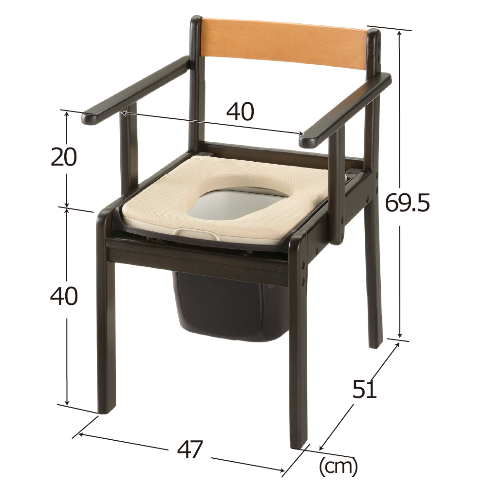 木製きらく 軽～いトイレ やわらか便座 | リッチェル公式ウェブショップ