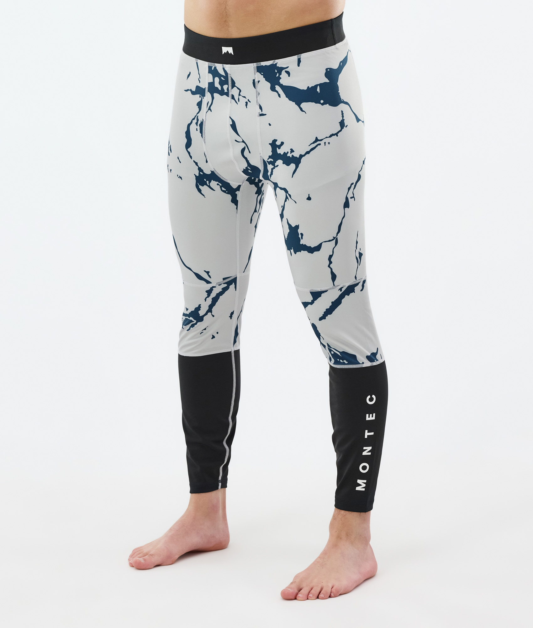 Montec Alpha ベースレイヤートップ メンズ Ice - グレー | Montecwear.com