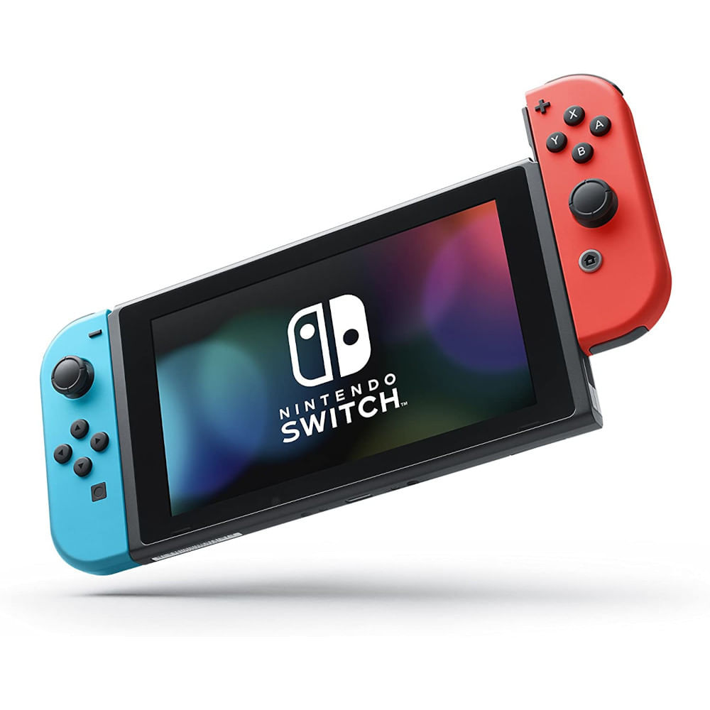 Nintendo Switch 32GB 1x Joy-Con Neon Azul/Vermelho - Ri Happy