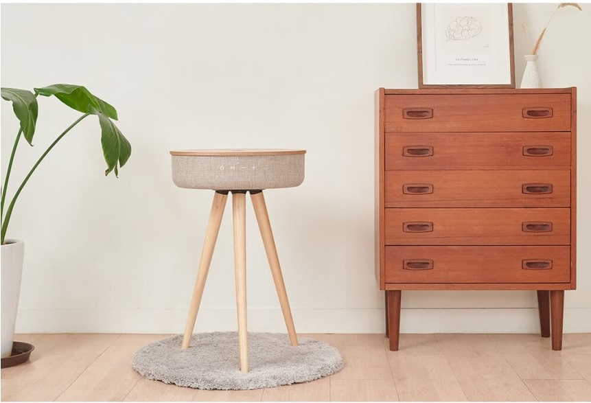 Welle、サウンドが360°広がるBluetoothテーブルスピーカー「Mellow