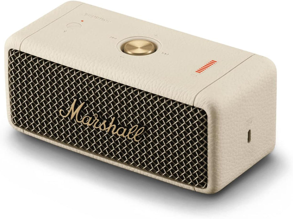 Marshall Emberton II Portable Bluetooth Speaker, Cream — Rock and