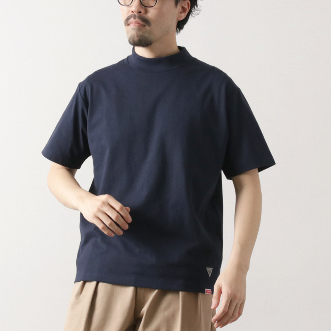HEALTHKNIT（ヘルスニット）×RAG 別注 モックネックTシャツ オープン