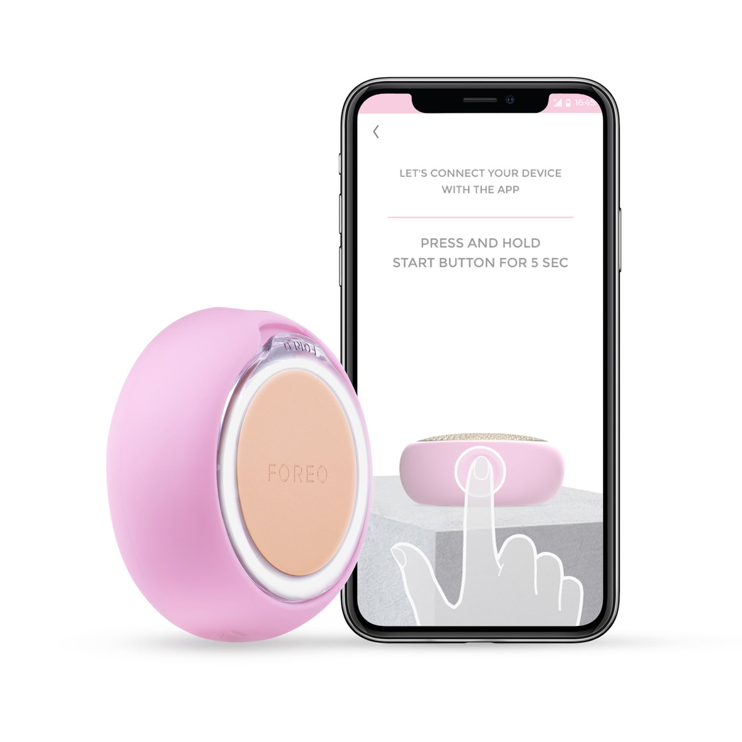 FOREO UFO 2 Facial Mask Device, Pearl Pink