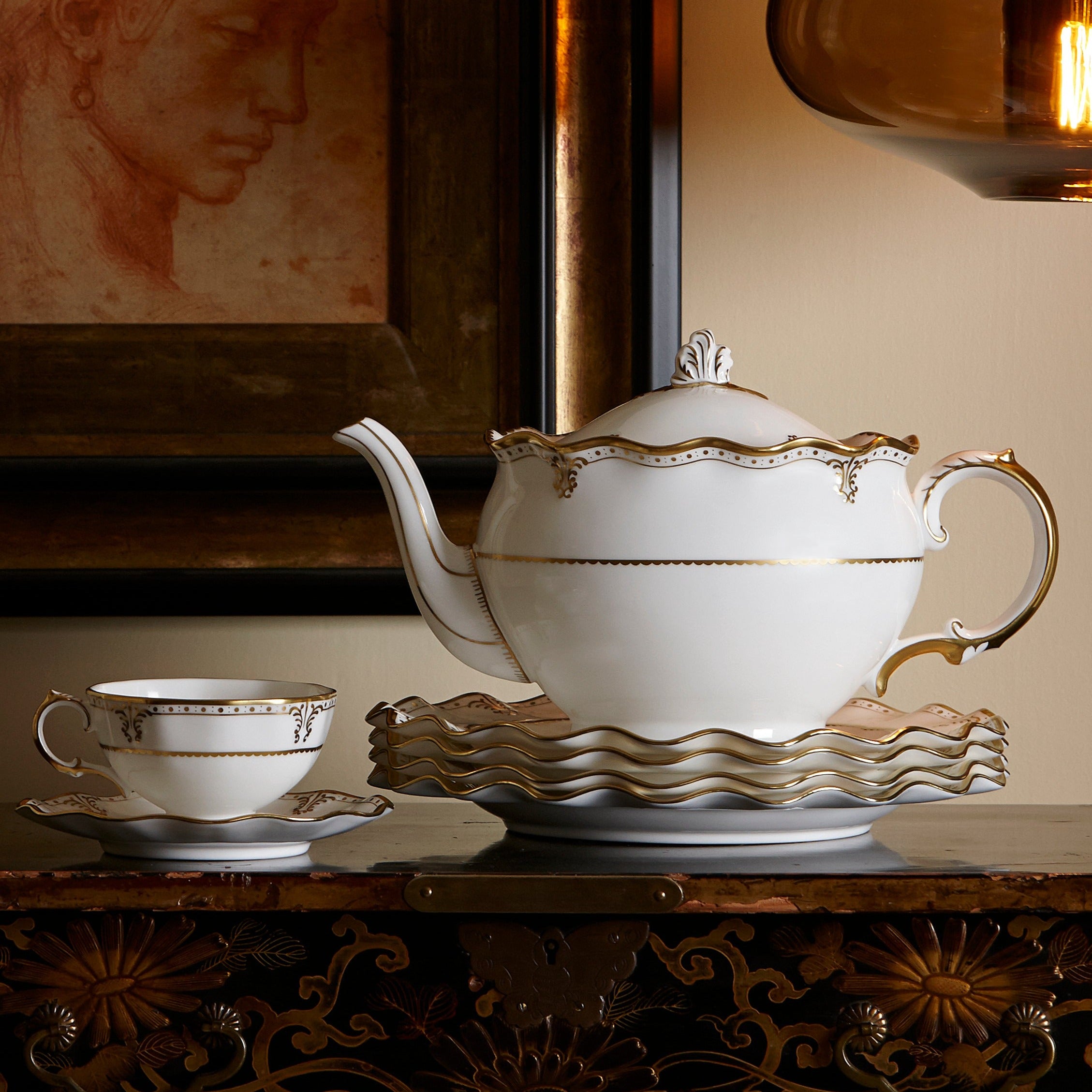 エリザベスゴールド ティーカップ＆ソーサー(225ml) – ロイヤル