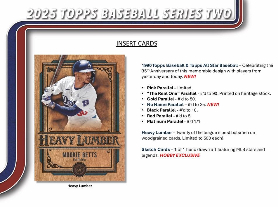 2025 Topps Series 2 Baseball Hobby Box – RL Sports Cards