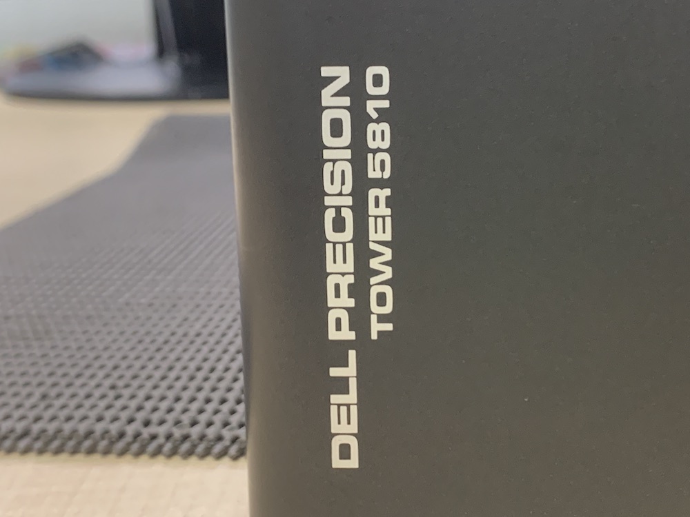 PRECISION 5810 Windows 7から10に SSD化 修理しました