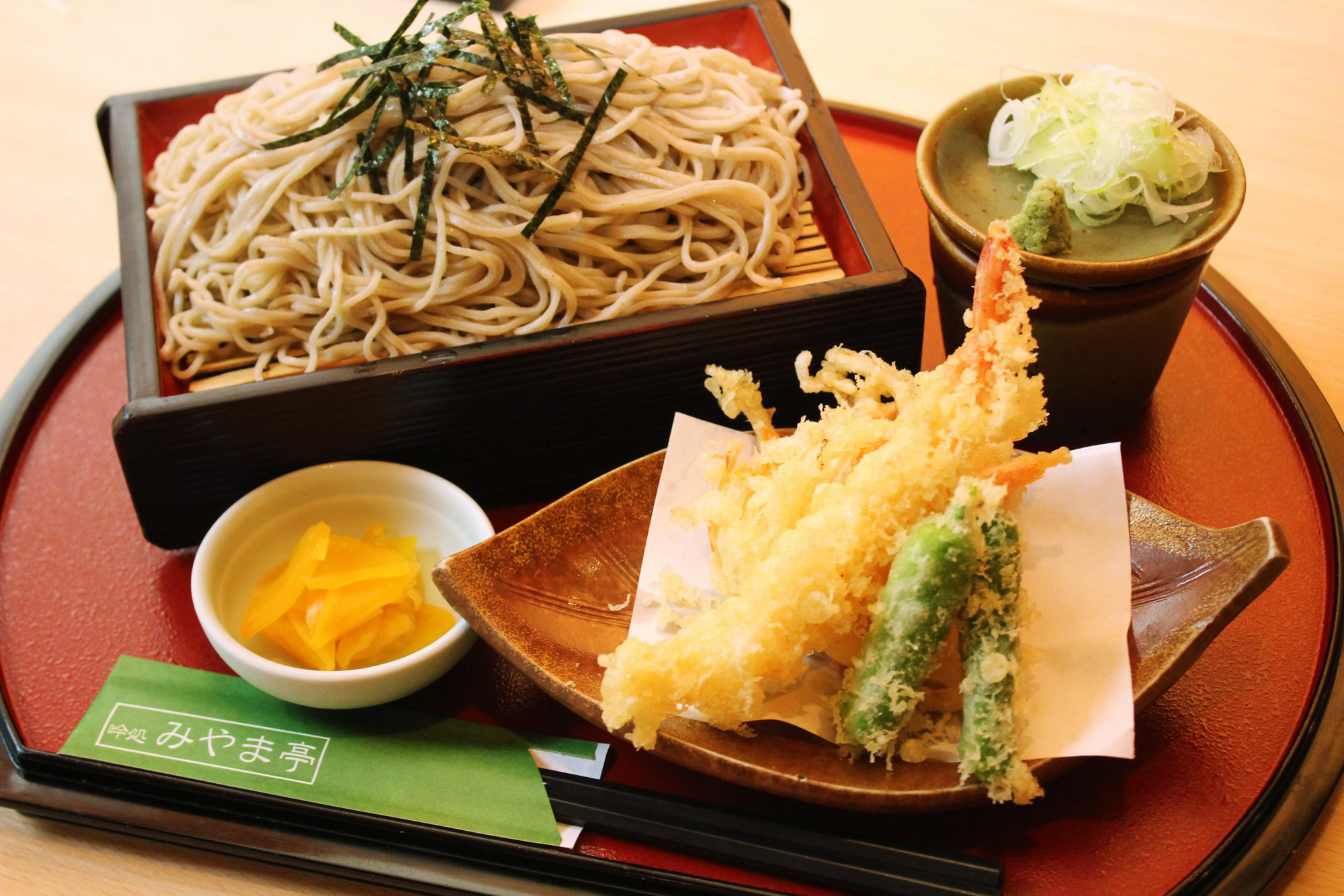 ざるそば 天婦羅セット – 寒河江でした