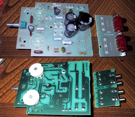 真空管アンプキットTU-870の組み立て