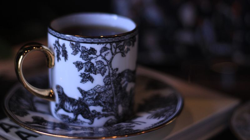 ☆SALE品☆□白磁□切立コーヒーカップ＆ソーサー SL-L01