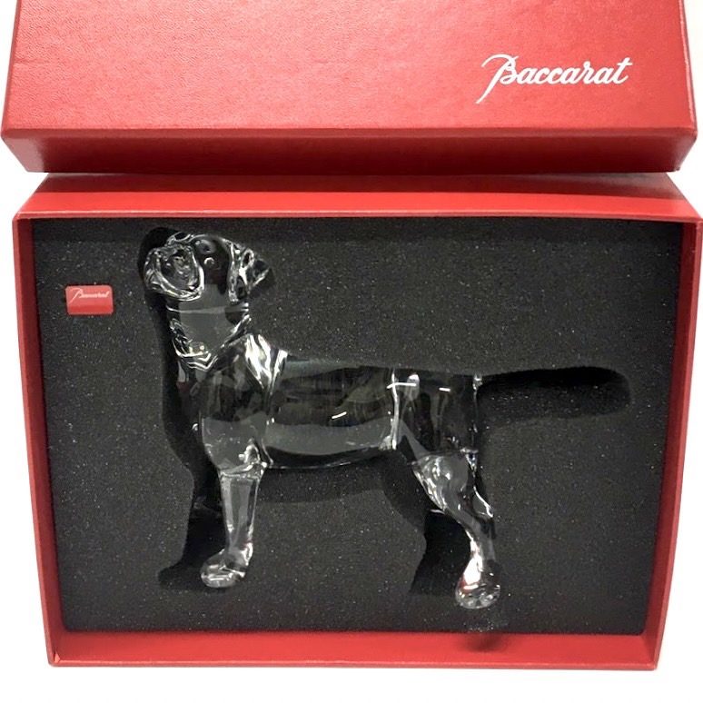 Baccarat バカラ フィギュリン ラブラドールレトリバー クリアの買取