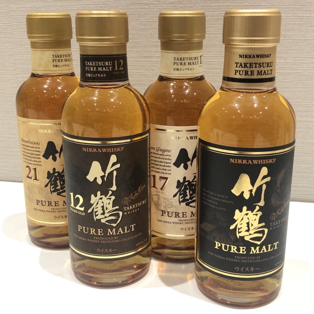 ニッカ / 竹鶴 / ミニボトル / NV / 12年 / 17年 / 21年の買取実績