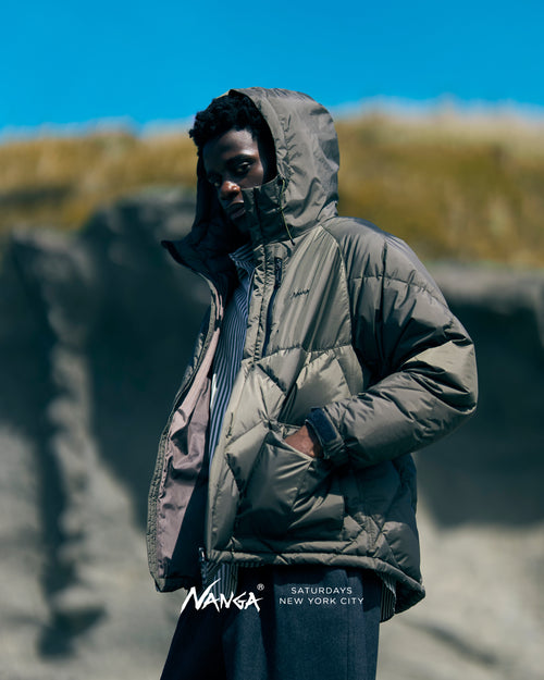 Knitted Half Zip LS Mock | Saturdays NYC Japan