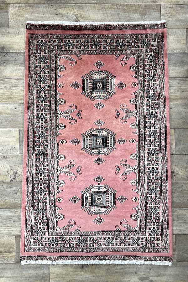 パキスタン絨毯 約92cm x 149cm｜SATHI RUGS