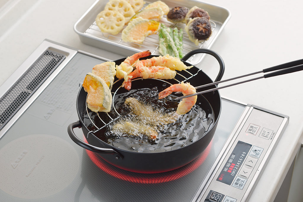 わたしのこだわり鉄鍋シリーズ 天ぷら鍋 20cm 窒化処理 IH対応 日本製