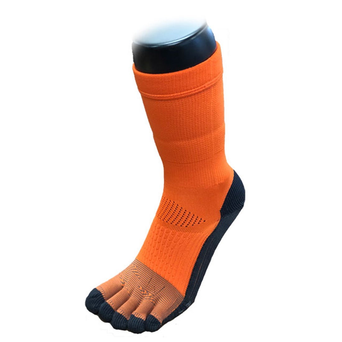 Tabio フットボール 5本指ソックス（オレンジ) 071140014 52