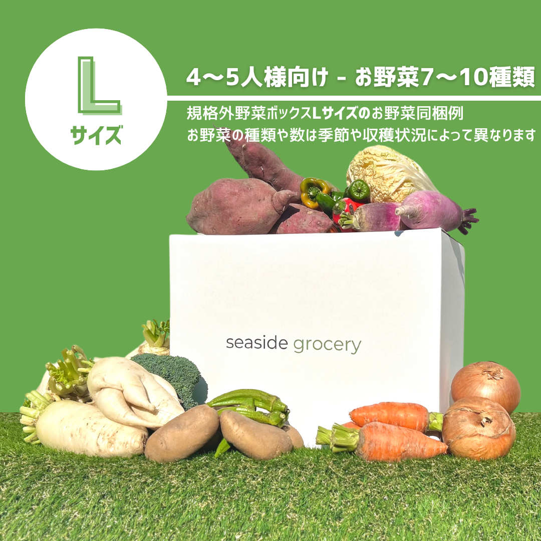 フードロス解決に繋がる淡路島産規格外野菜ボックス - Lサイズ