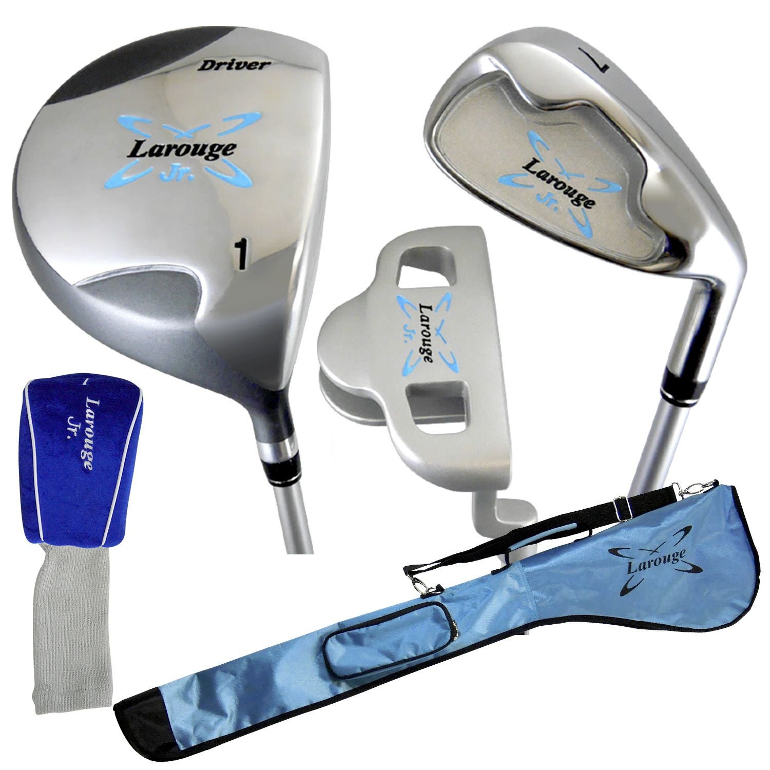 Larougeジュニア用ゴルフセット【オレンジ】5-9才用（110-130cm