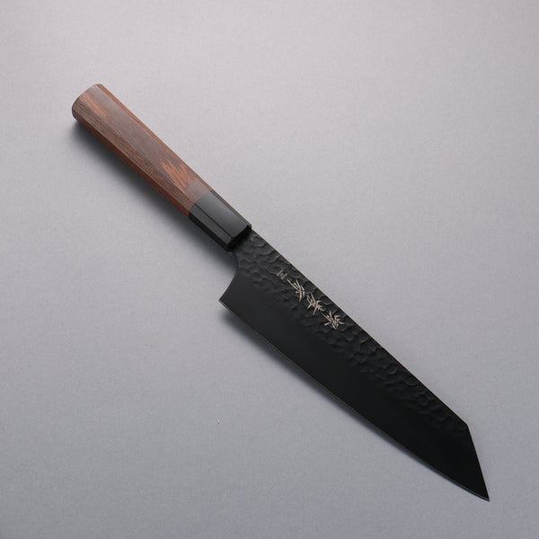 堺 孝行 黒影 V金10号 鎚目 テフロン加工 剣型牛刀包丁 190mm ウエンジ