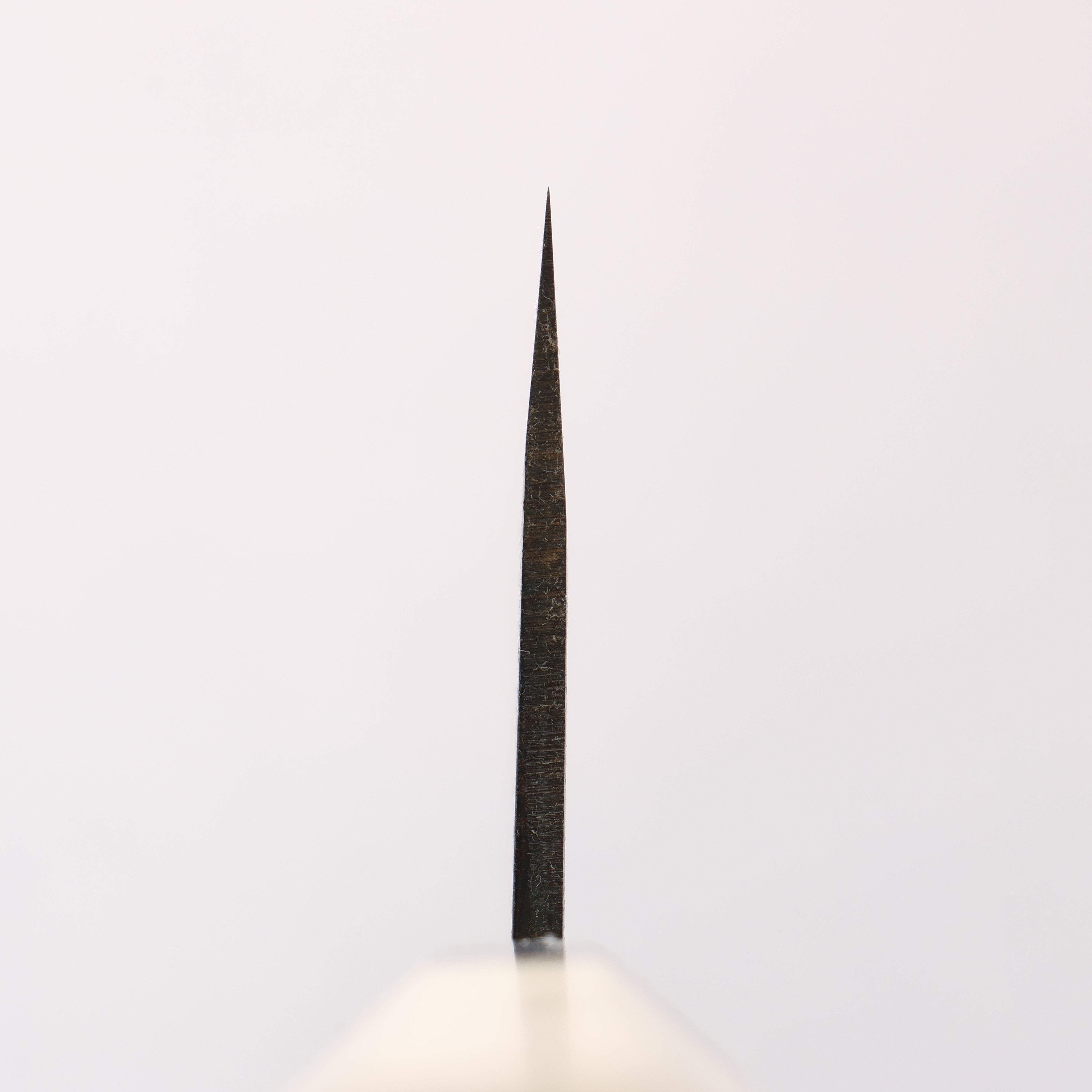 源 昭忠 白ニ鋼 黒打 菜切包丁 165mm 朴柄 – 清助刃物 Japan