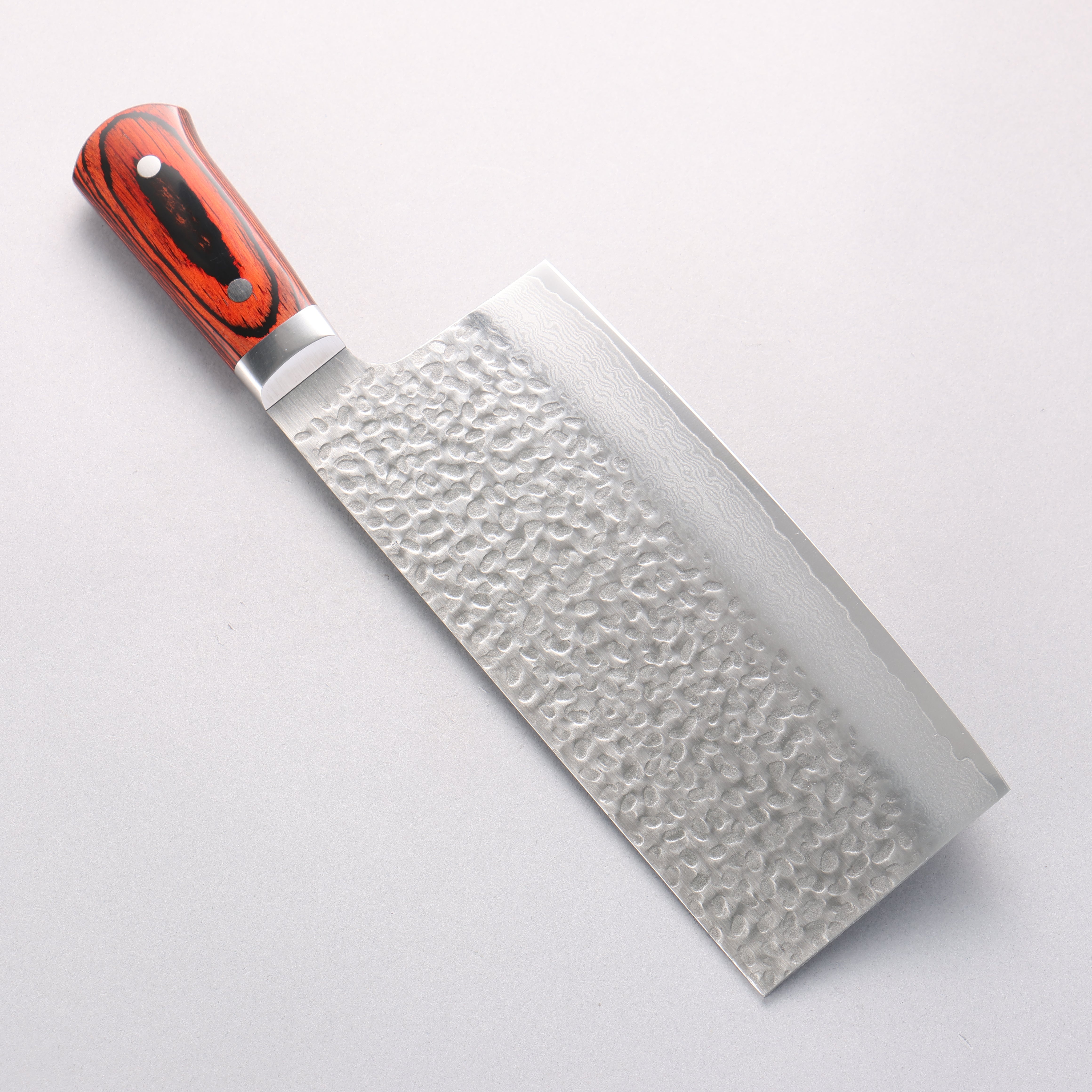 堺 孝行 VG10 33層 ダマスカス 中華包丁 195mm マホガニー柄 – 清助
