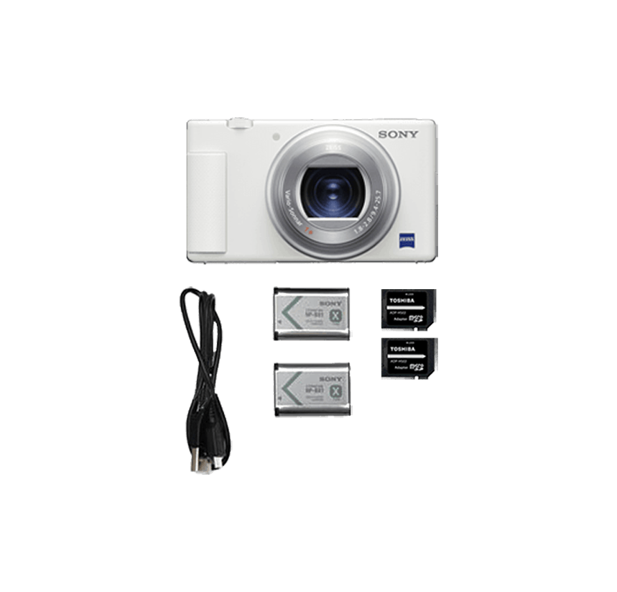 vlogカメラレンタル]ソニー SONY VLOGCAM ZV-1 / ホワイト
