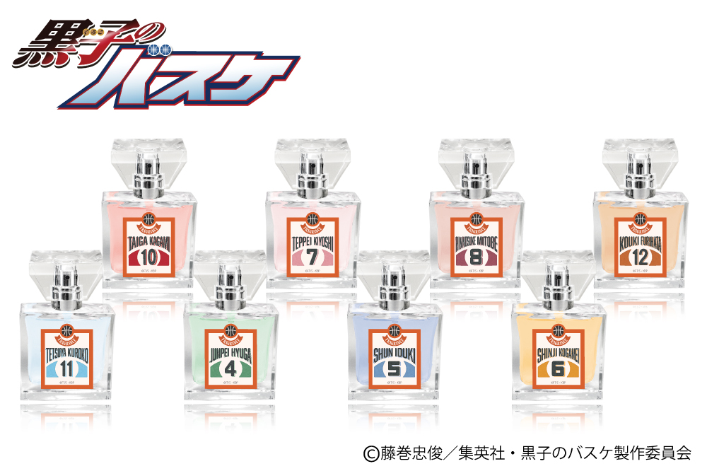 黒子のバスケ』誠凛メンバー8人のフレグランス発売決定！黒子は諦めを