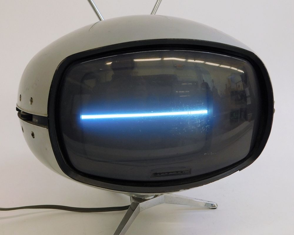 Panasonic TR 005 Orbitel Space Age Television sold at auction on