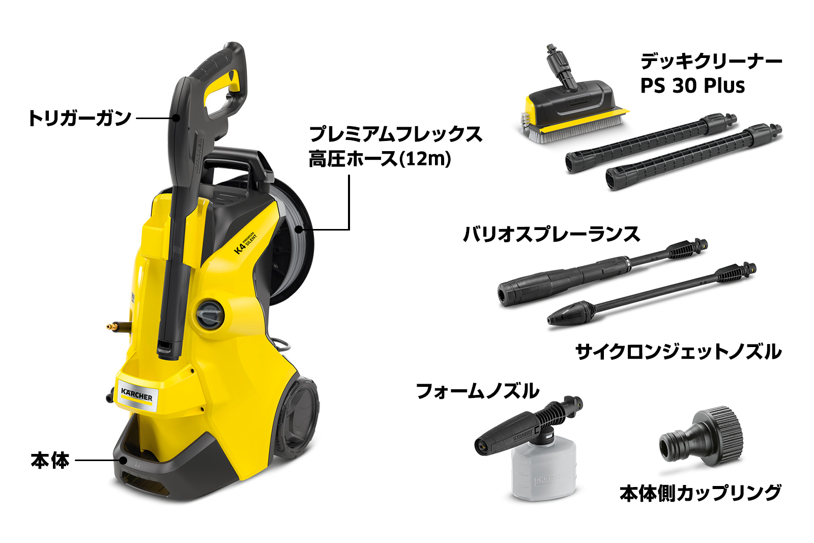 K 4 プレミアム サイレント ホーム（西日本/60Hz地域用） | ケルヒャー