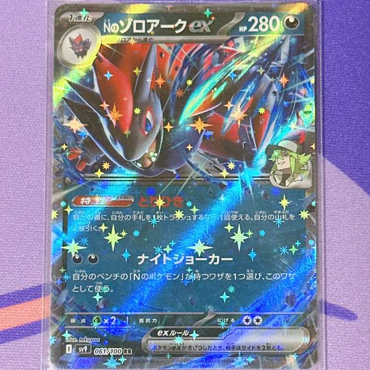 Nのゾロアークex RR 061/100 1枚の通販 ういろ🔔 写真の枚数＝お届け