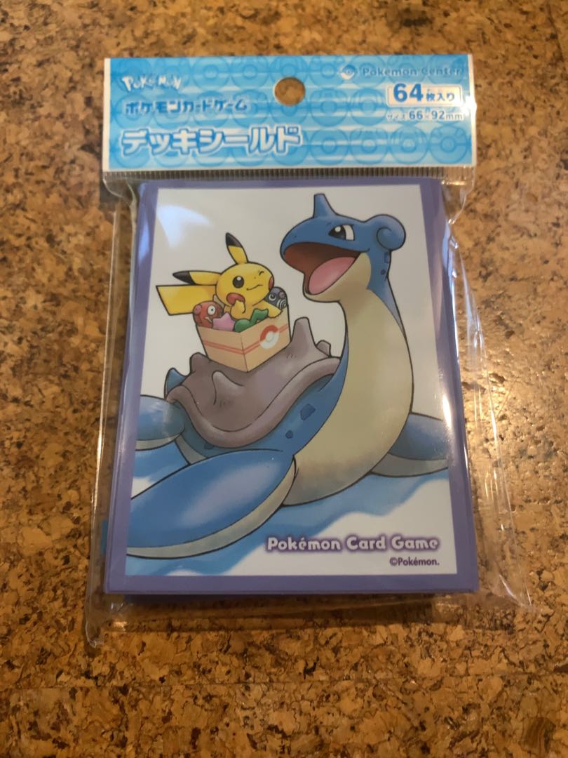 公式スリーブ ピカチュウ&ラプラス デッキシールドの通販 flower@即