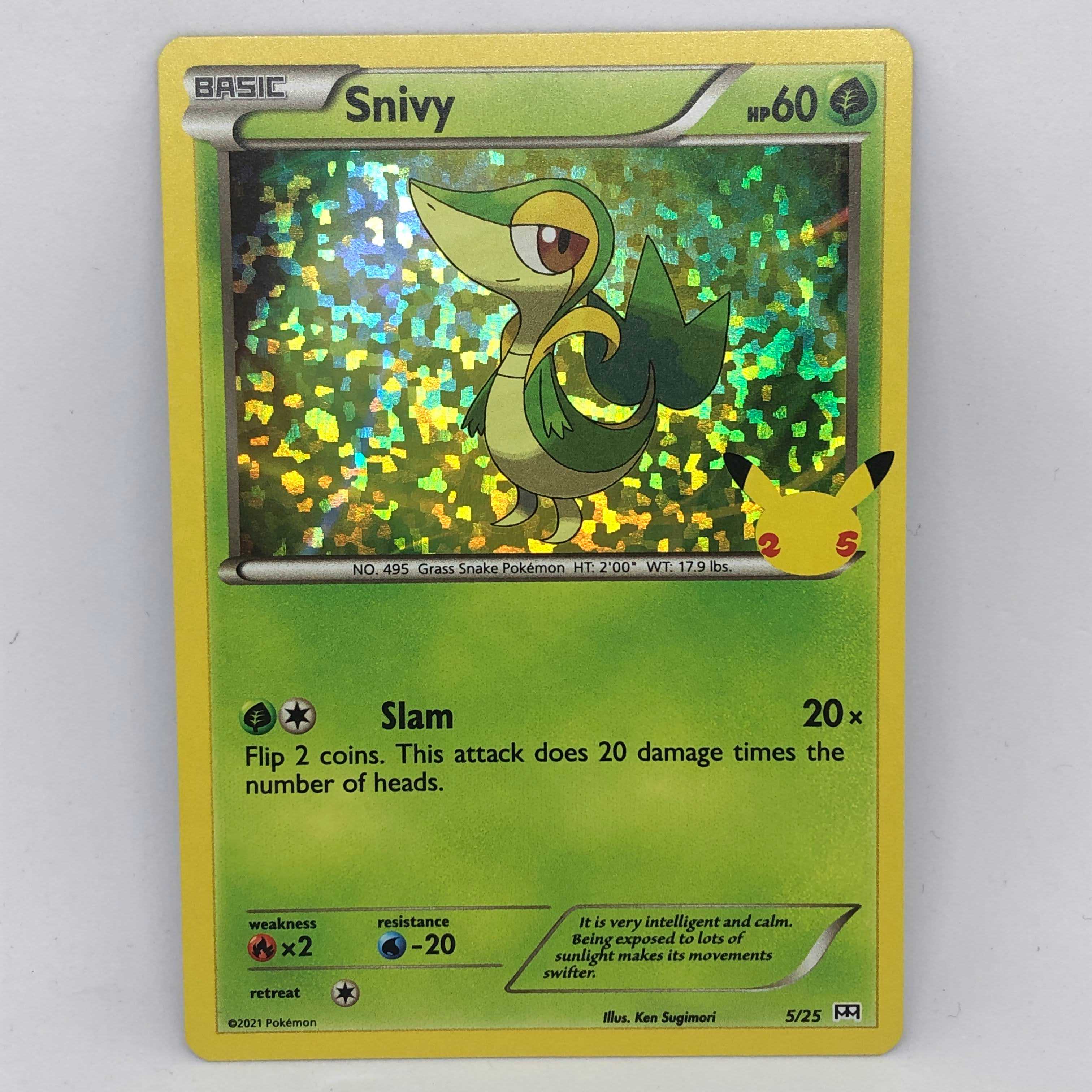 ポケモンカード 海外 マクドナルド限定 ツタージャ ホロ 25周年 プロモ