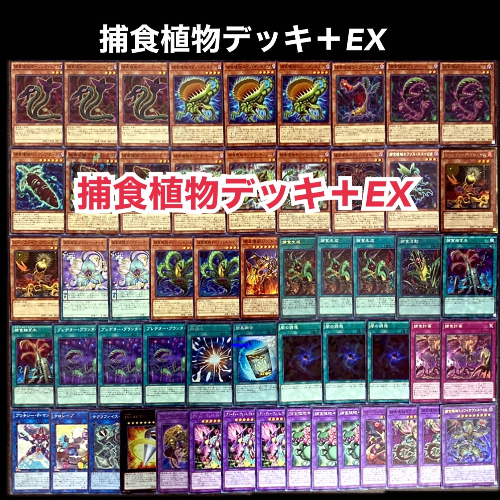 遊戯王 捕食植物 プレデタープランツ デッキ 1枚の通販 添乗員〜遊戯王