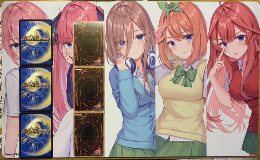 五等分の花嫁 五姉妹 プレイマット 一花 二乃 三玖 四葉 五月の通販 き