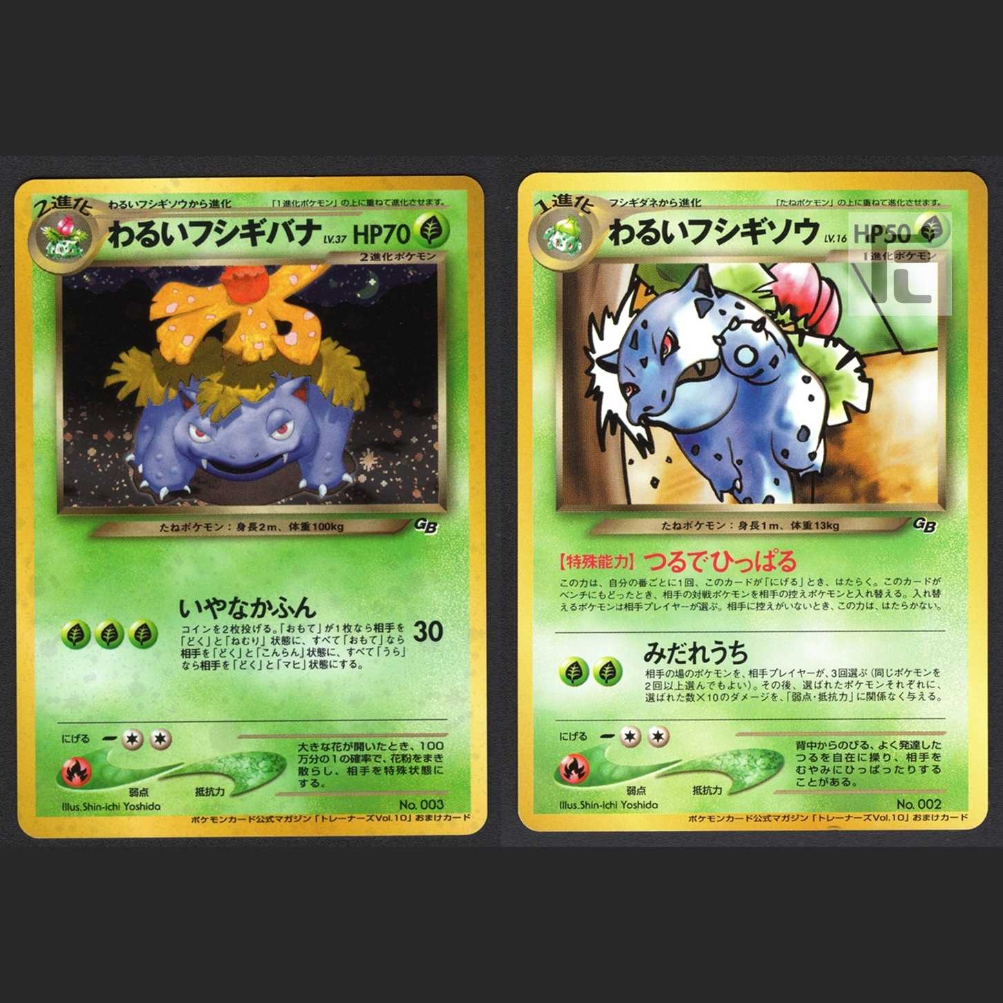 わるいフシギバナ・わるいフシギソウ【エクセ】旧裏 2枚セット/管理