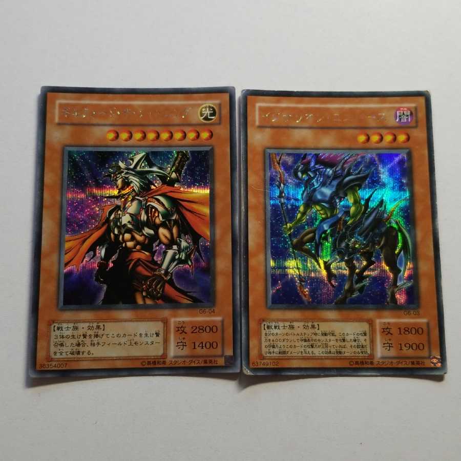 遊戯王デュエルモンスターズ6エキスパート2 付属カード 2枚 最終値下げ