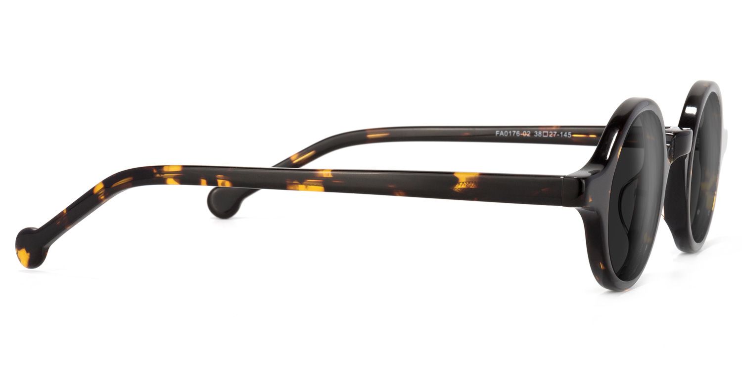 Arale Round Tortoise Sunglasses | Zeelool Glasses