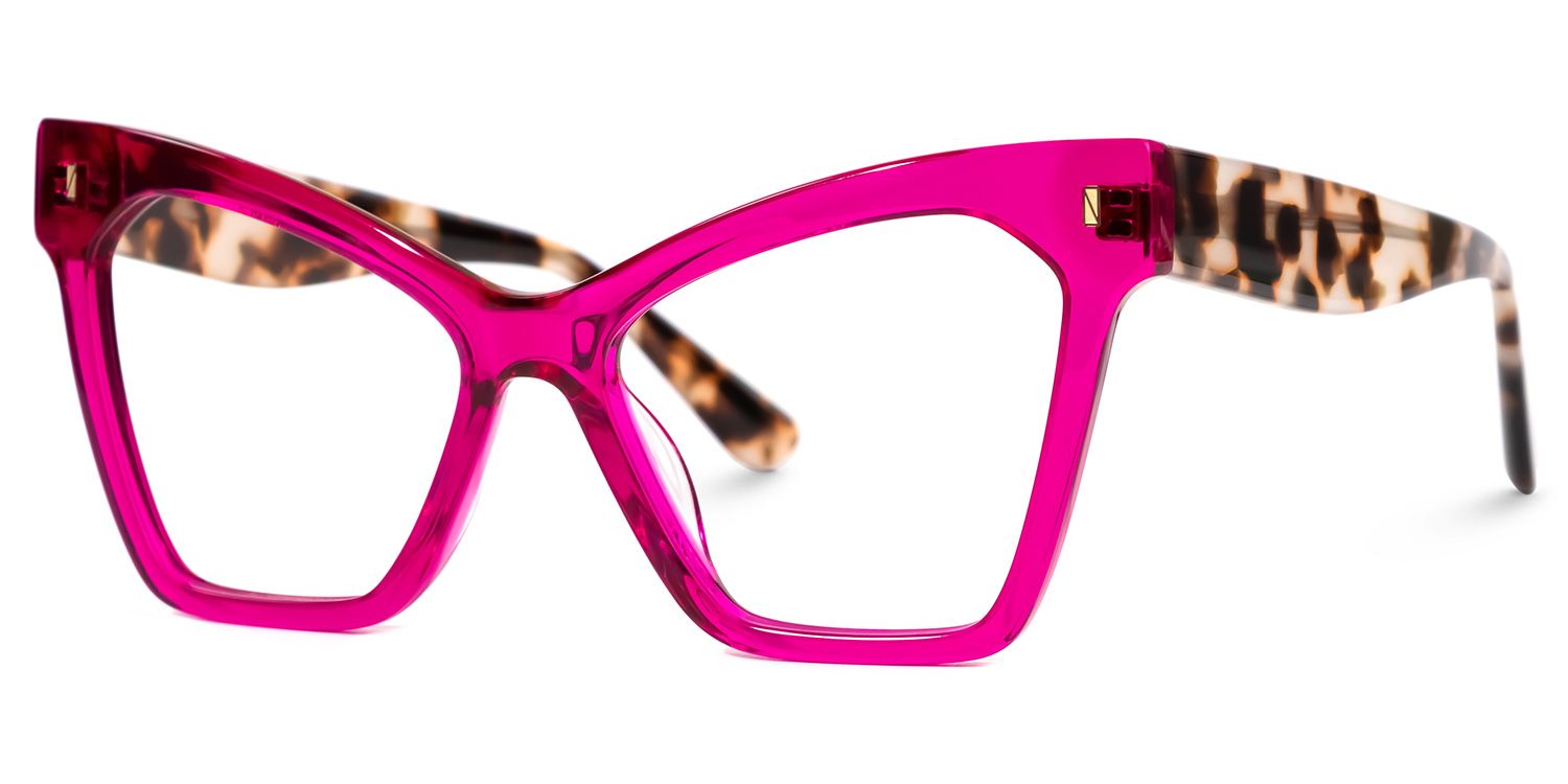 Senica Cateye Purple Glasses | Zeelool Glasses