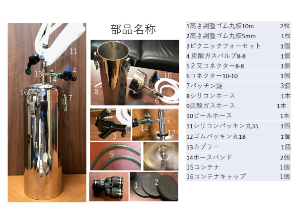 ボトルビール サーバー Bottle on Tap “SABU” - ビールサーバー部品