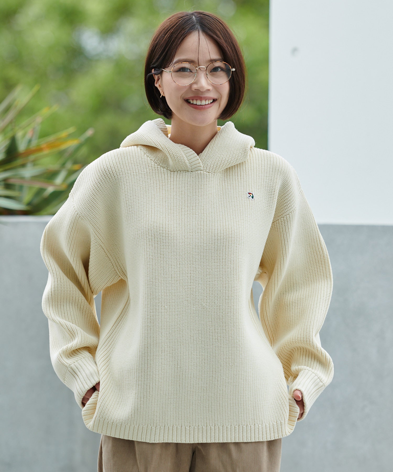 ニットフードプルオーバー（ニット/セーター/レディース）｜アーノルド