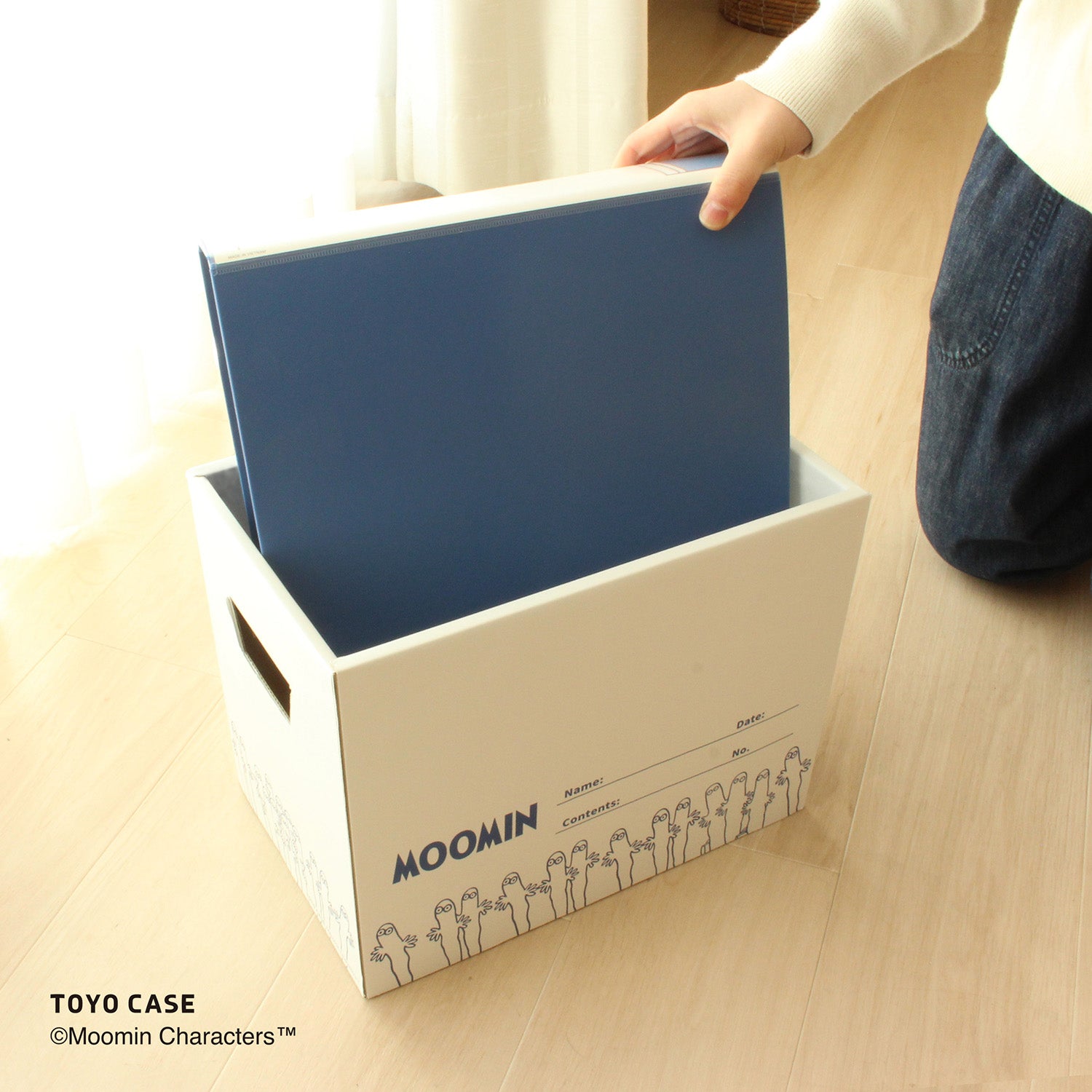 スローイングボックスハーフ（ニョロニョロ）TWBH-MMN-01 - MOOMIN SHOP