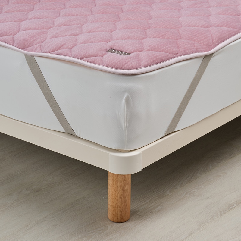 イトリエ ウールシール織敷きパッド(（シングル）100×200cm ピンク