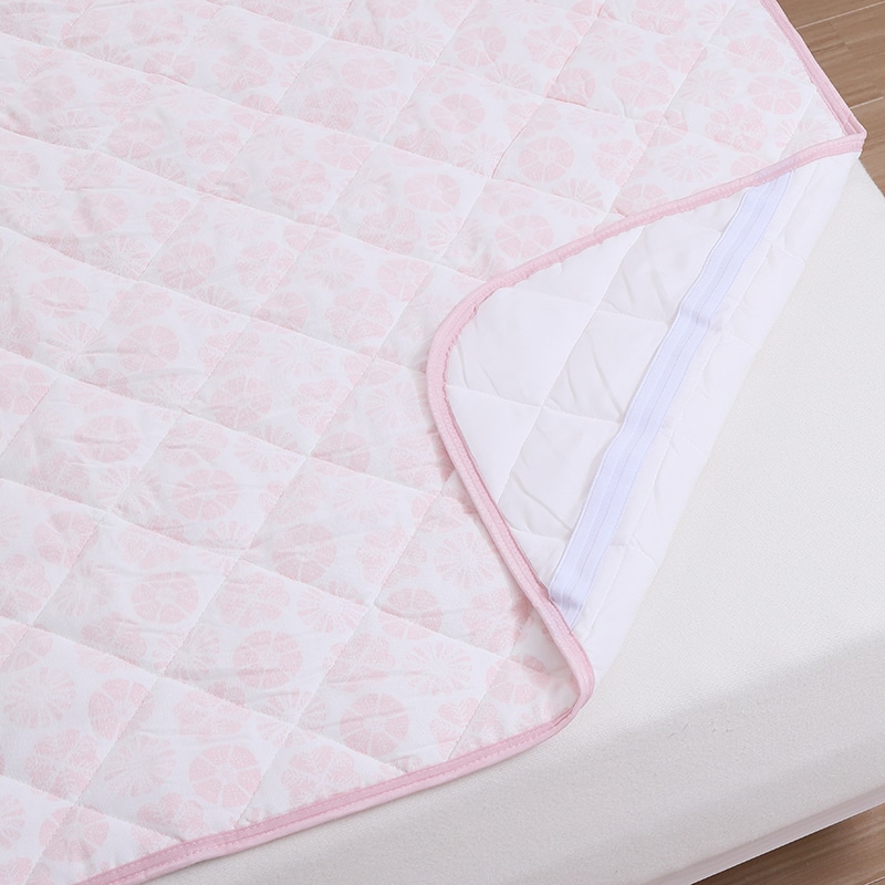 SEVENDAYS やわらかなガーゼ敷きパッド(（シングル）100×200cm ピンク