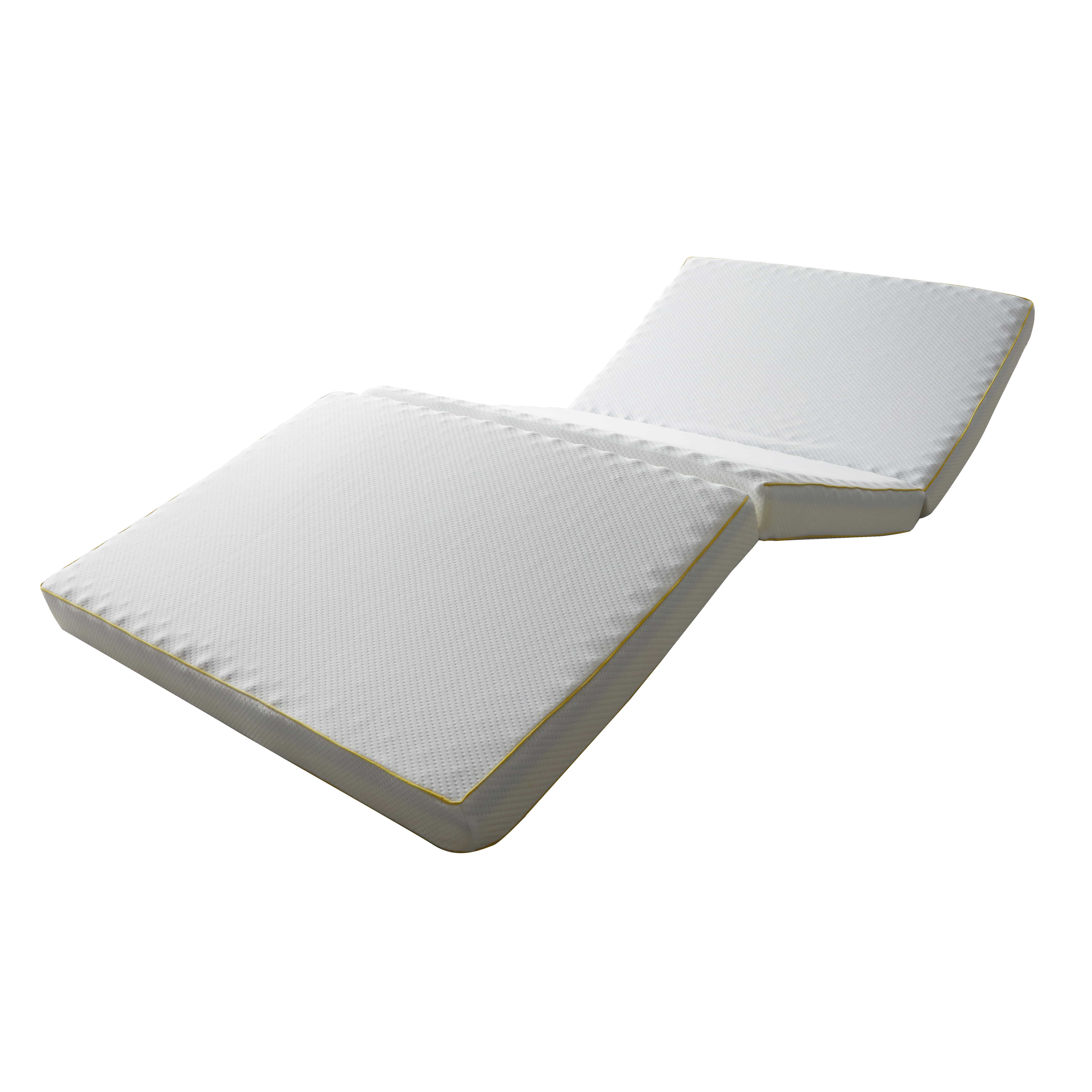 睡眠Labo]Dots ヘルシーマットレス〈2層〉（三つ折りタイプ