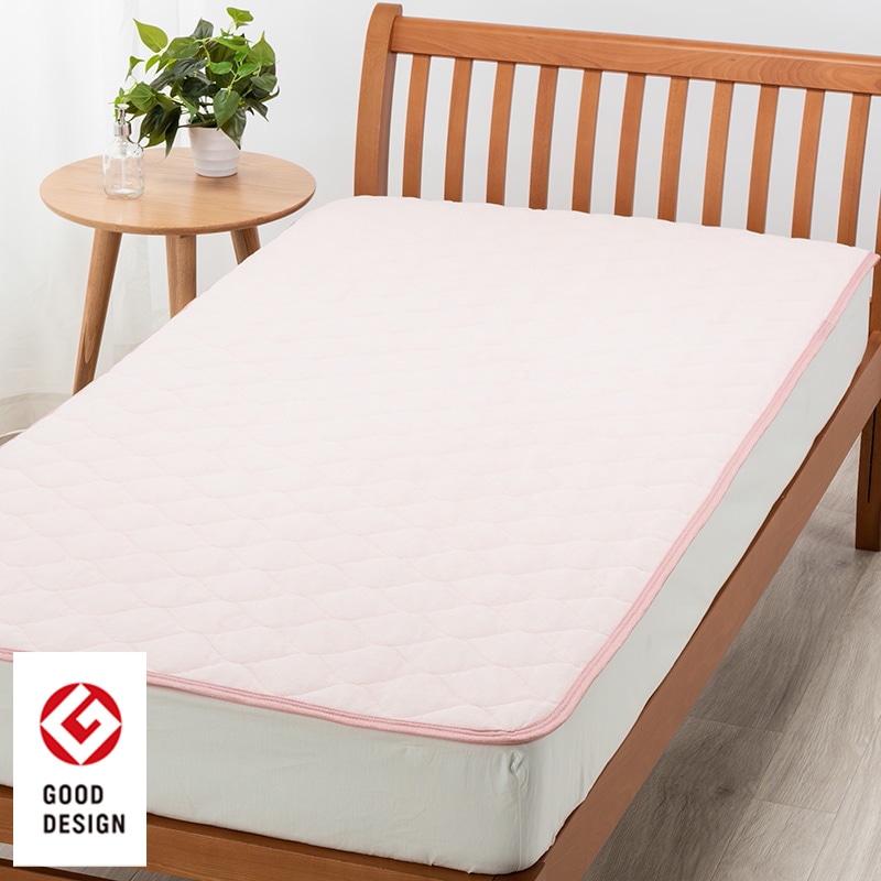 簡単「置くらく（R）」 綿シンカーパイル敷きパッド （シングル）100