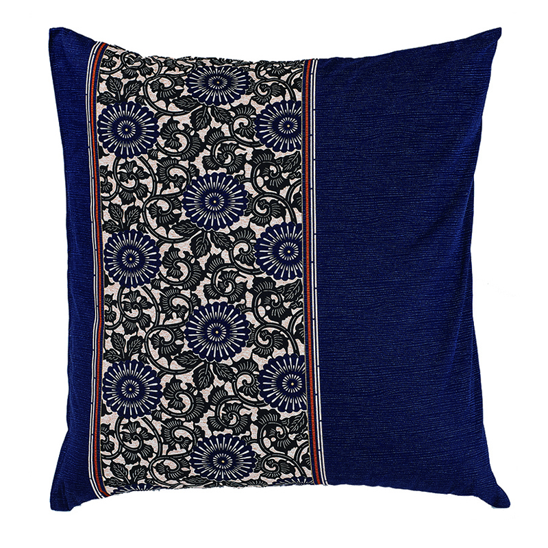 座布団カバー 55×59cm ブルー 綿100％｜布団カバー・シーツ｜nishikawa