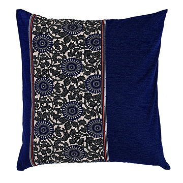 座布団カバー 55×59cm ブルー 綿100％｜布団カバー・シーツ｜nishikawa