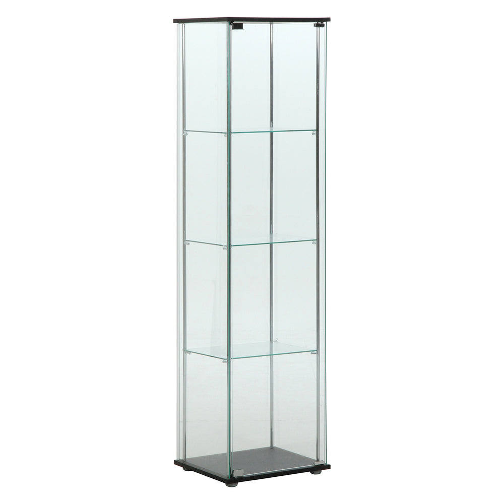 ガラスコレクションケース4段 フィギュア ディスプレイラック 強化