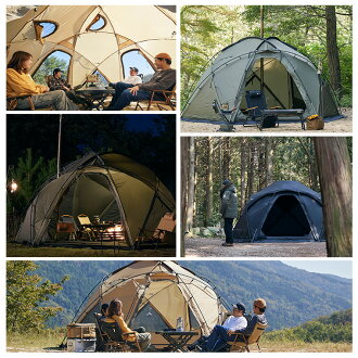 WAQ Paramount Dome ソロ〜ファミリー用ドーム型シェルター – キャンプ